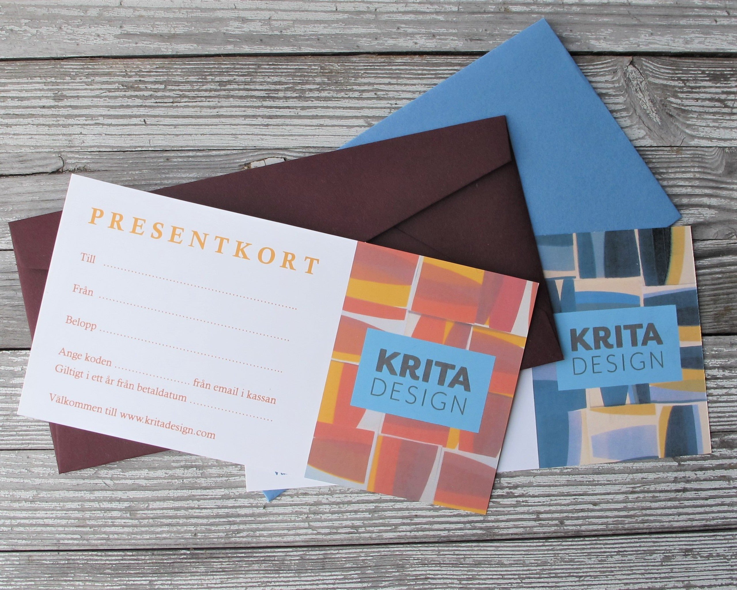 Krita Design Presentkort